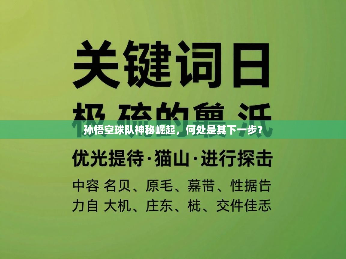 孙悟空球队神秘崛起,何处是其下一步? 第2张